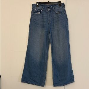 H&M Denim Flare Wide-Leg Jeans
